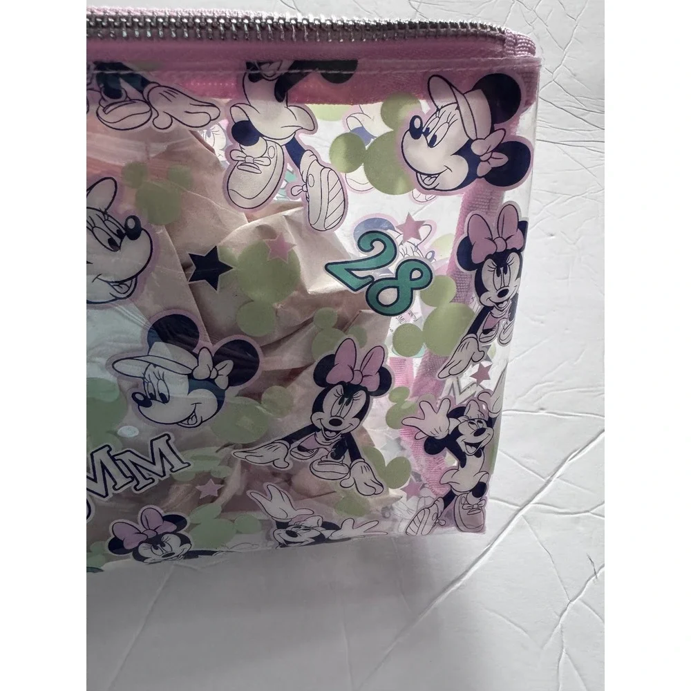 Skinnydip London x Disney Minnie Mouse Clear Makeup Bag Cosmetic Pouch Pink New